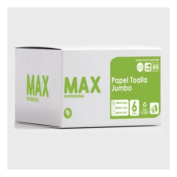 Papel toalla MAX 2PLY 6/180MTS