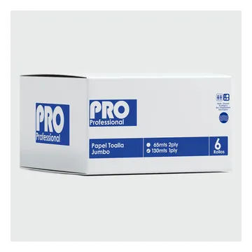 Papel toalla PRO 6/130MTS
