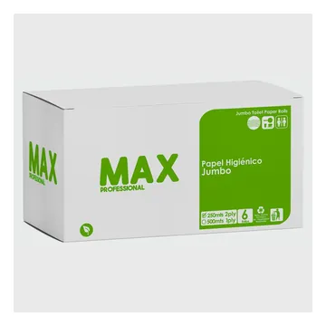 Papel higiénico MAX 2PLY 6/250MTS